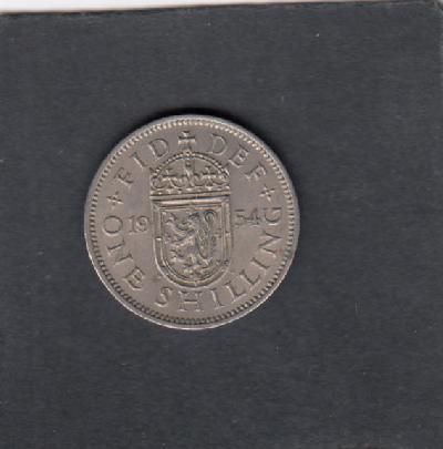 Beschrijving: 1 Shilling ELIZABETH II